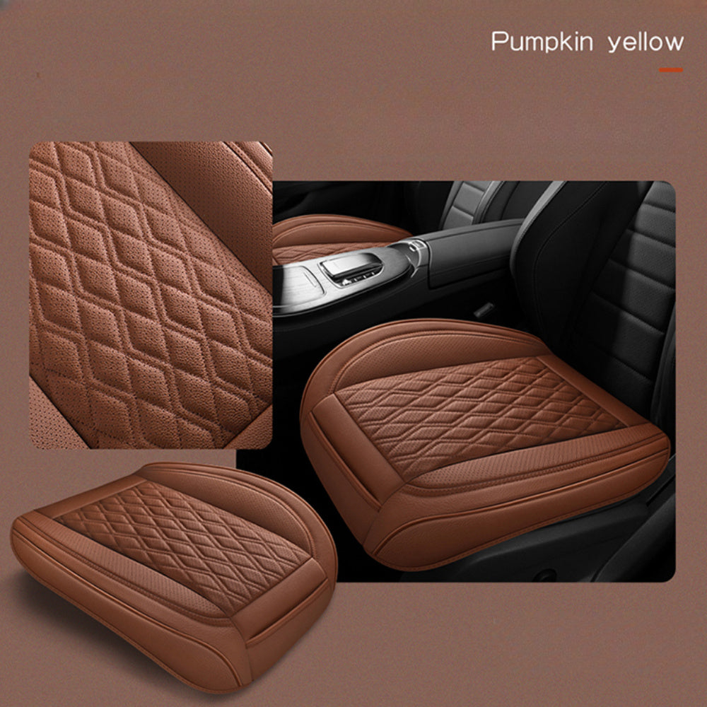 Yellow Car Seat Cushion Front Single Seat Breathable Non-Slip All-Season