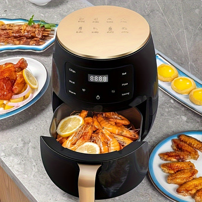 High Power Air Fryer 1530W Turbo Cycle 30W Fan 220-240V European Plug