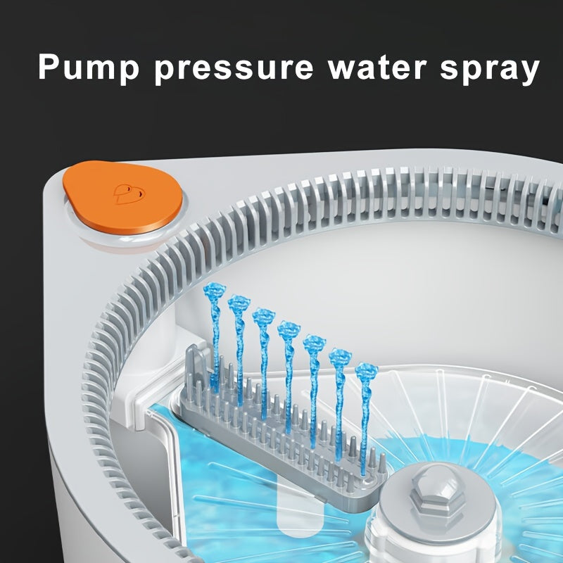 Joybos Self-Washing va Drying Spin Mop Set-ni taqdim etamiz - Bu tekis mop va qop bilan qo'lda tozalashdan zavqlaning, yashash xonalari, avtomobillar, devorlar va polalarni oson tozalash uchun mukammal - Elektr energiyasi talab qilinmaydi!