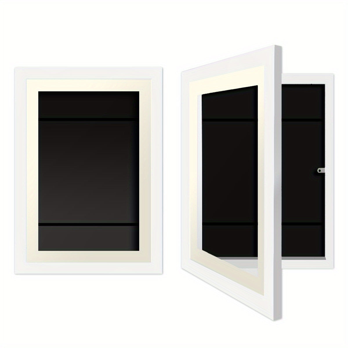 Детский набор для творчества включает в себя коробку для DIY-расписей, магнитную фоторамку и настенную фоторамку формата A4.