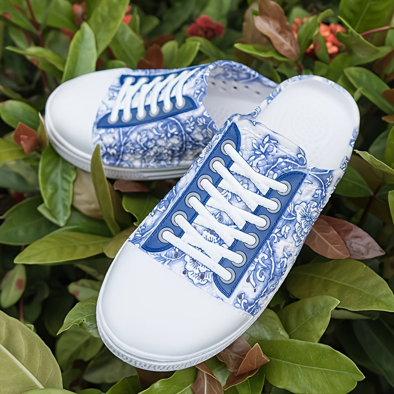 Women’s Floral Garden Clogs Lightweight Breathable Summer Shoes