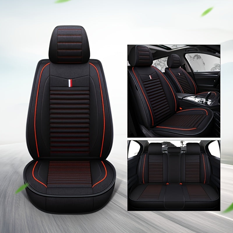 Universal Fit Car Seat Cover Set All-Season Fabric Full Coverage