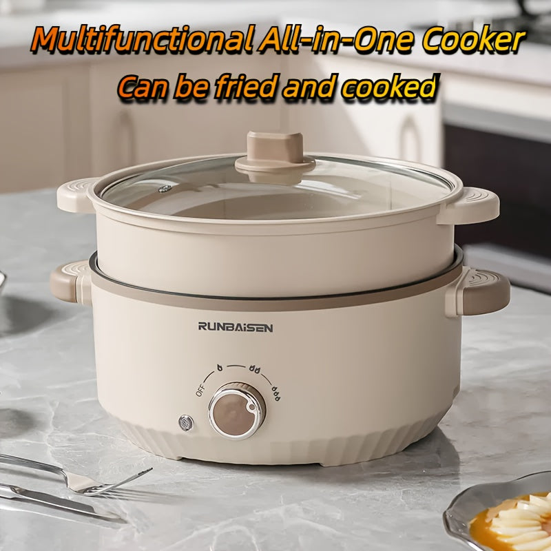 Yevropa Standartli Elektrik Issiq Pota, Steamer bilan wok, Ko‘p funksiyali pishirish qozoni