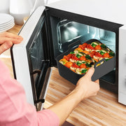 Papel de silicona para freidora de aire reutilizable bandeja de hornear antiadherente y bandeja para pizza