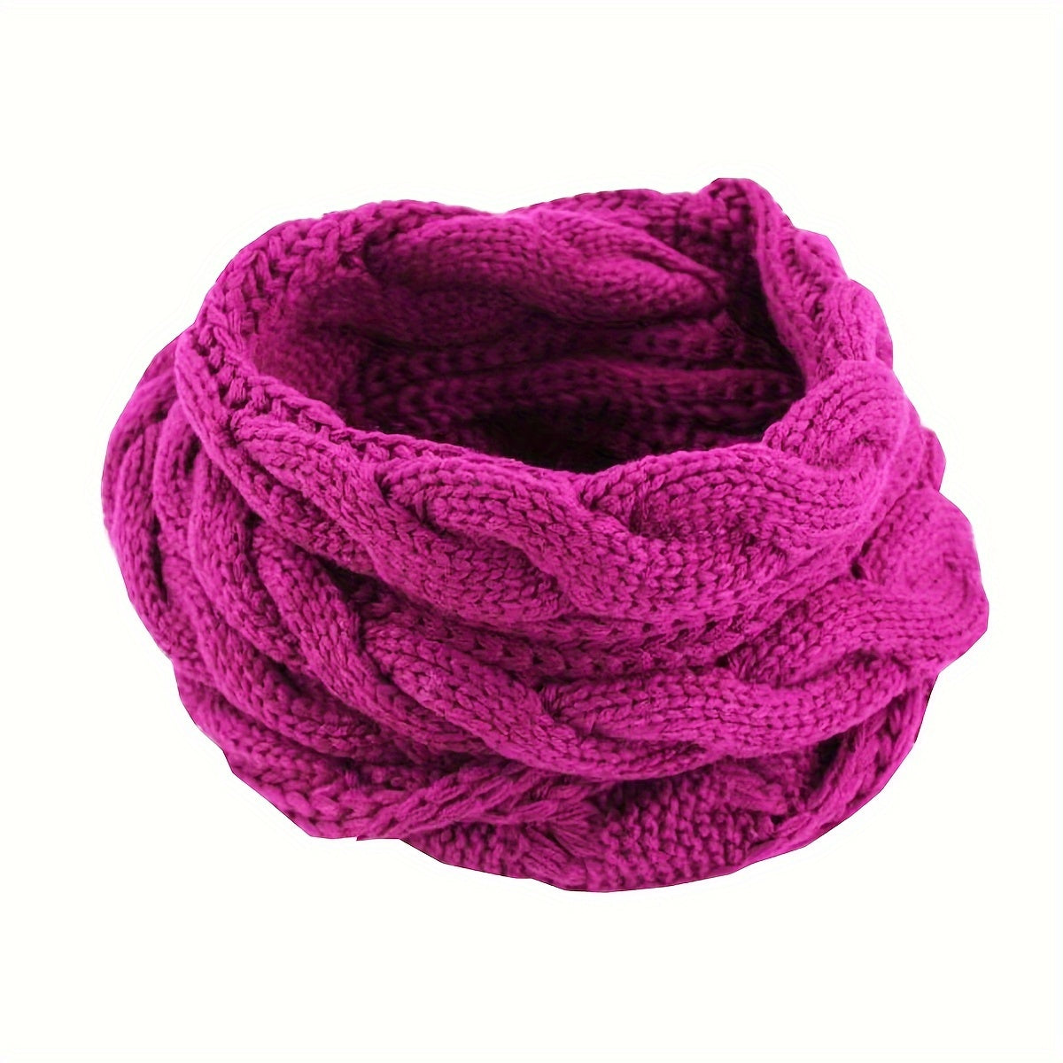 Women's Infinity Scarf Knit Warm Soft Autumn Winter Elastic Coldproof Neck Cover