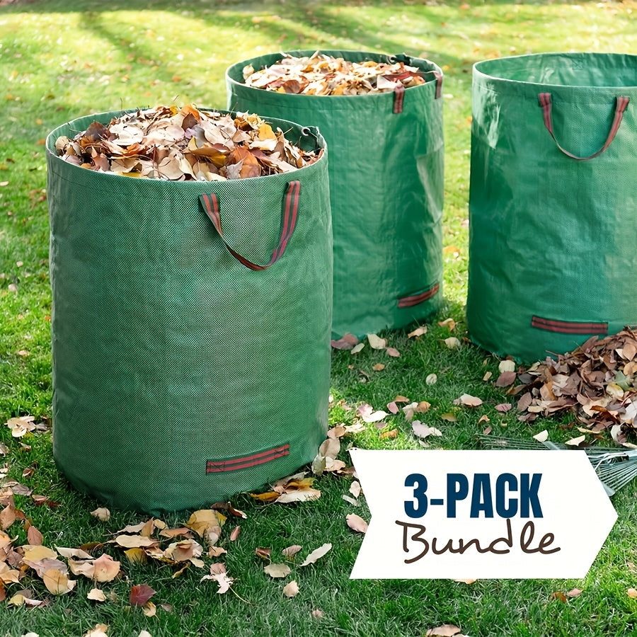 Heavy Duty Trash Bags Various Sizes for Lawn Pool Garden Leaf Waste