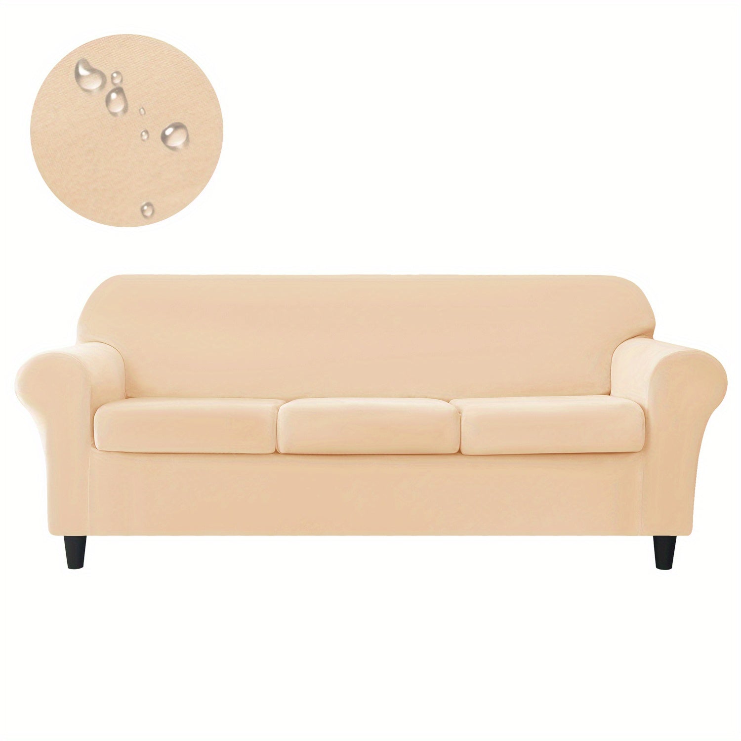 Waterproof Sofa Covers Set with Cushions for 3-Seater Lounge Furniture