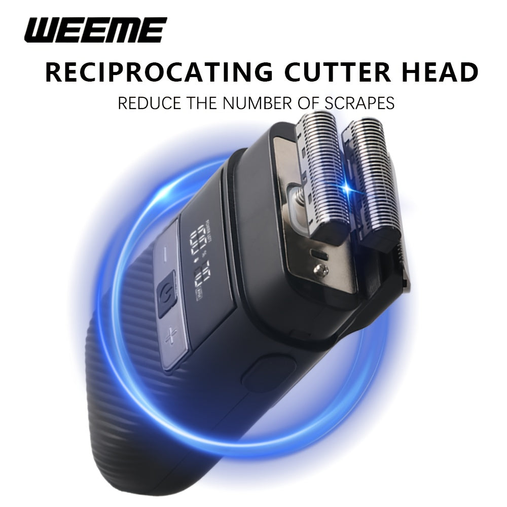 1 шт WEEME Professional Men's Electric Shaver с reciprocating Cutter Head, бритва для бритого артефакта, USB-зарядка, моется, время работы от аккумулятора 46-60 минут