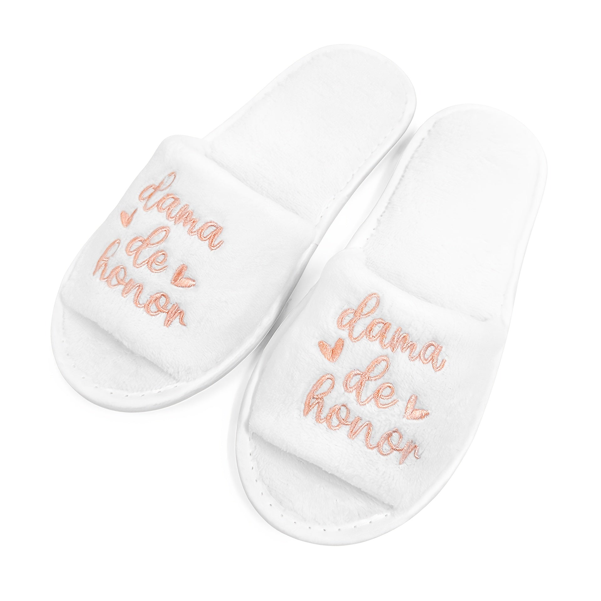 Women Embroidered EVA Slide Sandals Indoor Casual Shoes for Bridesmaids