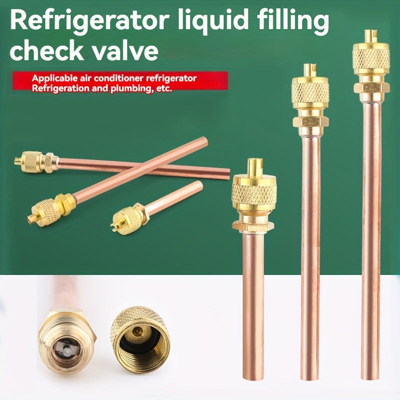 Refrigerator Air Conditioner Fluorination Check Valve Pack of 10 or 20 for Refrigerant Filling