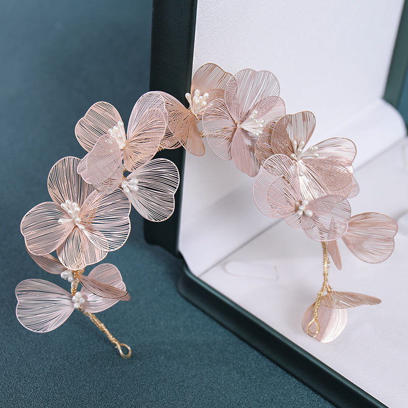 Handmade Lace Flower Headdress for Wedding Bridal Hair Accessories