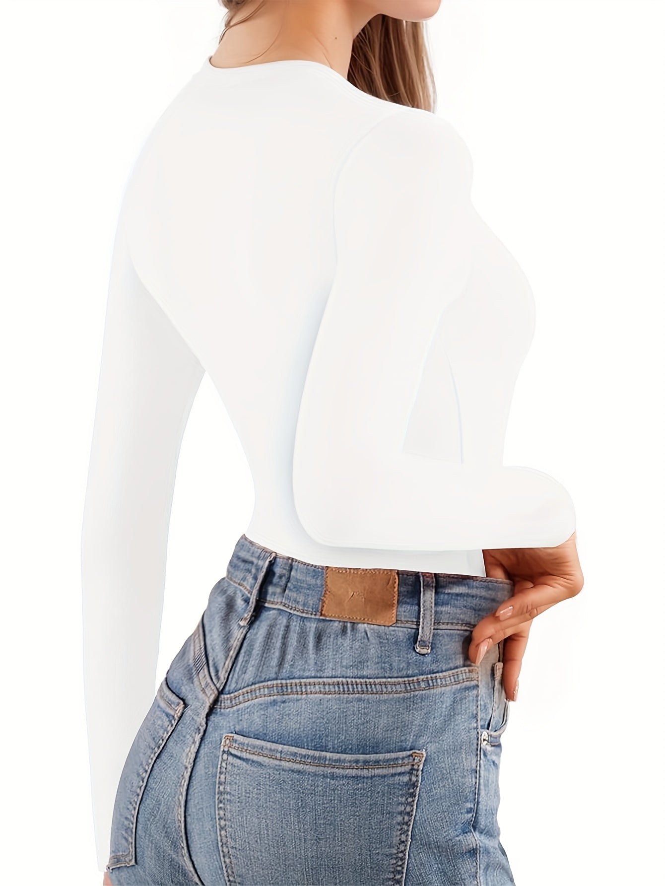 Women's Long-Sleeved Bodysuits Set for Fall Winter Warmth and Comfort