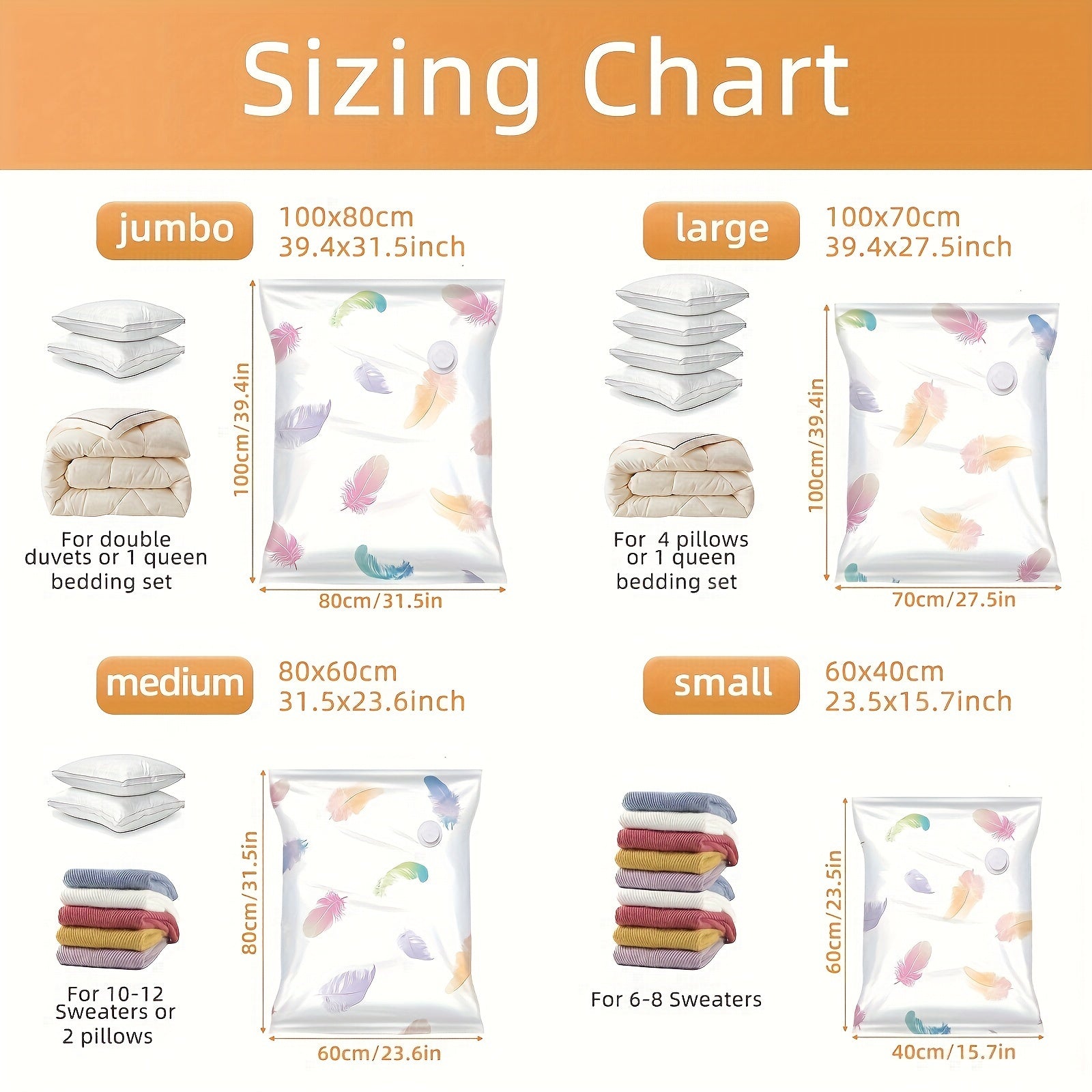 "Paxlovchi Qoplar To'plami - 3 Dona, Sayohat Uchun Qulay Kiyim Qoplari, Kiyinlar, Yotoq, Qoplamalar, Duvetlar Uchun, Uy Tashkiliyati Va Joyni Tejash Uchun Ajoyib"