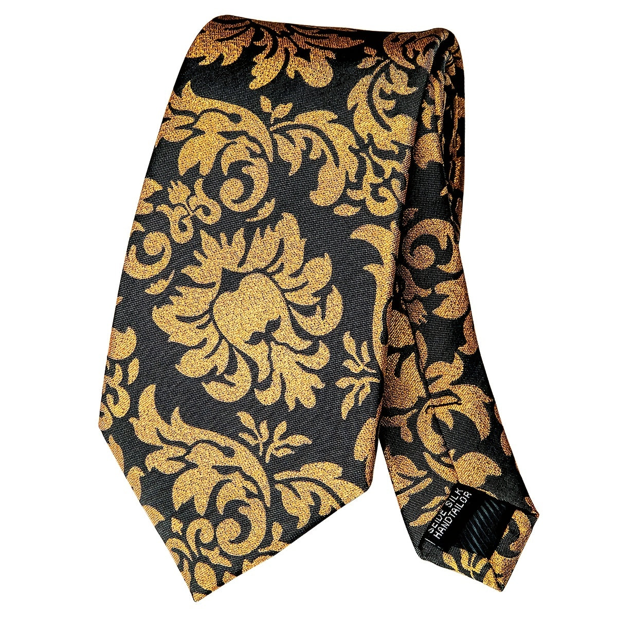 Men's 8.5cm Necktie Set with Striped Solid Tie Cufflinks and Tie Clip for Business