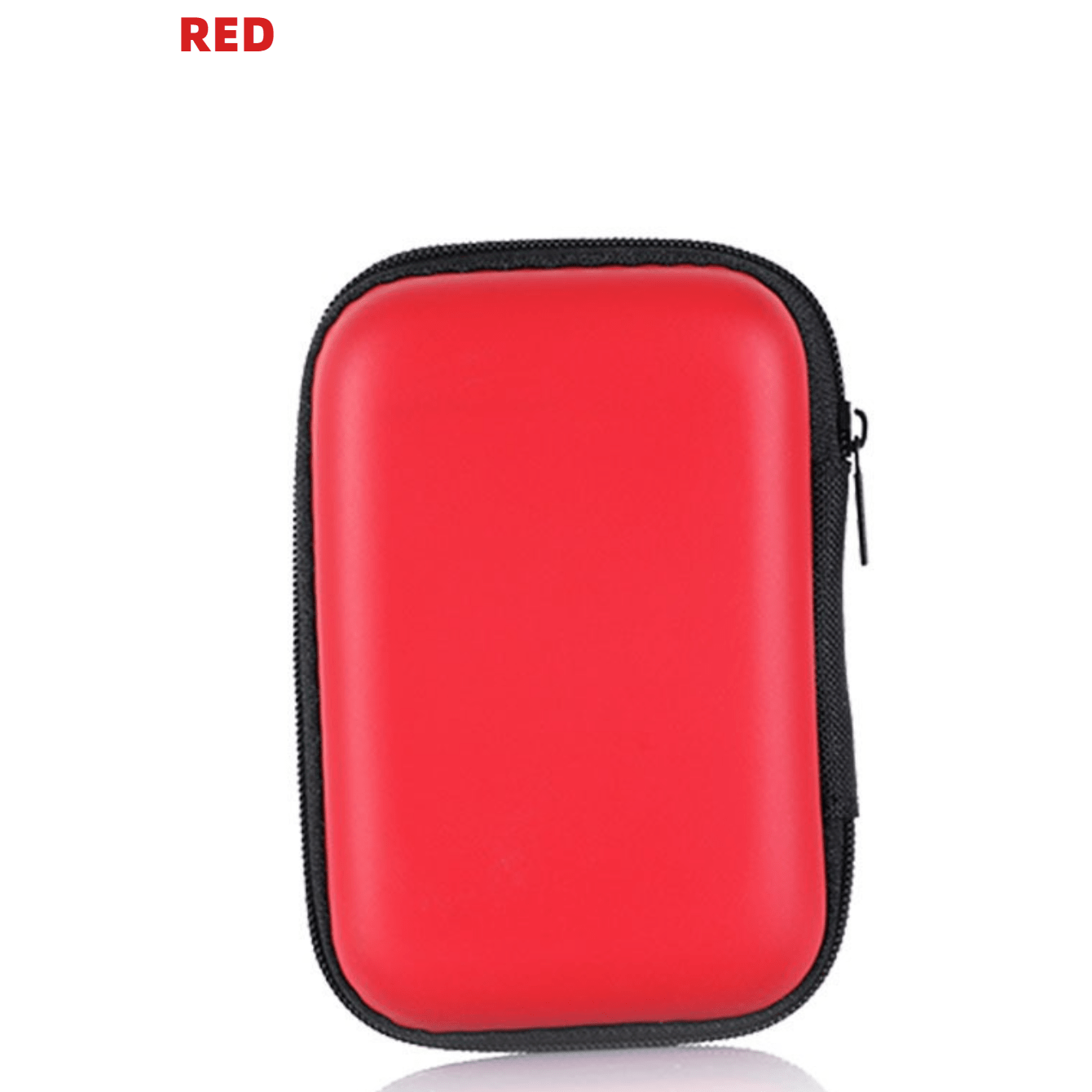 Portativ Tashqi USB Qattiq Disk SSD Qutisi Mobil Quvvat Manbai, Quloqchinlar va Aksessuarlar uchun Saqlash Sumkasi - Uy Tashkiliy uchun Zipli Qop