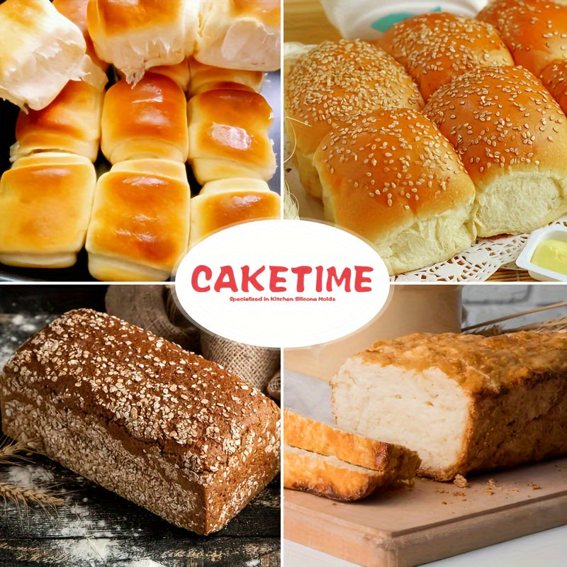 Silicone Loaf Pan for Baking Bread Candy Toast Non-Stick Rectangular Mold