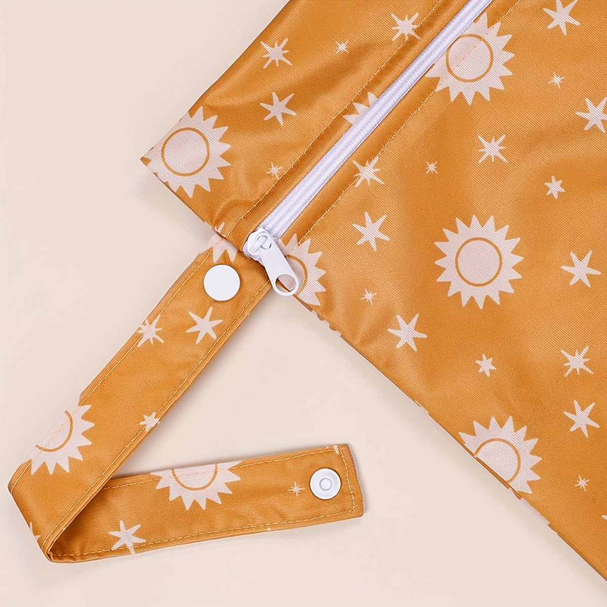 Two Pieces Waterproof Wet Bags 25.4x35.56 cm for Nappy Changing Travel Swimming