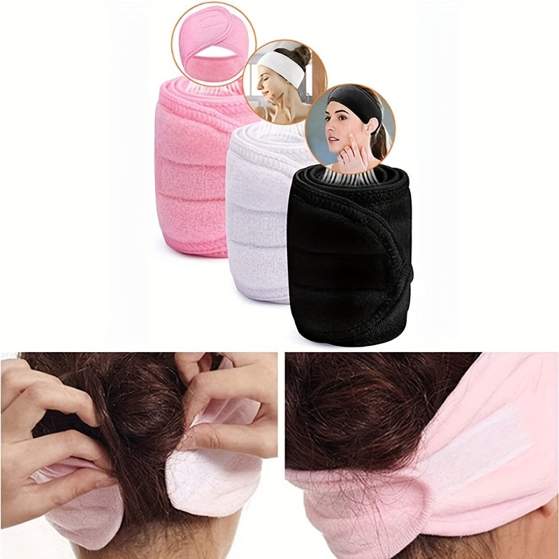 Women's Terrycloth Hair Tie for Washing Face and Makeup Removal
