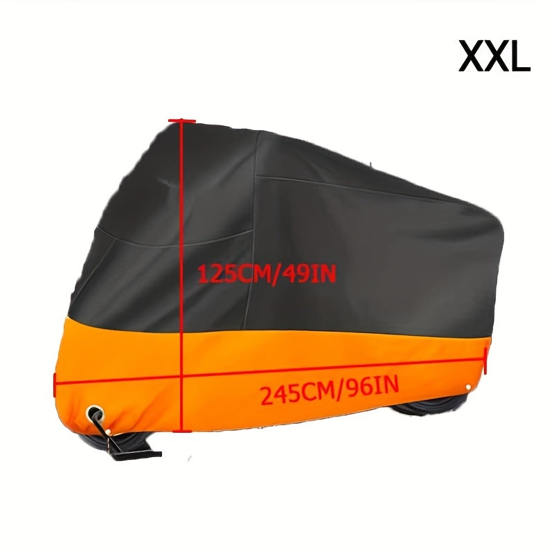 Motorcycle Protective Cover Fabric Large Bike Shield Weather-Resistant