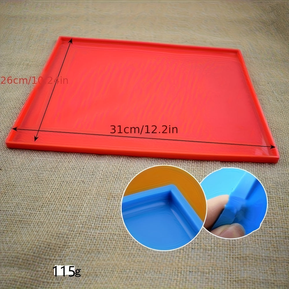 Silicone Cake Roll Mold Dual-Sided Non-Stick Baking Mat Brown White