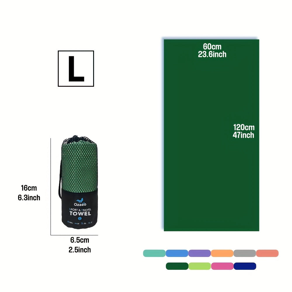 Microfiber Travel Towel Quick Dry Lightweight Sports Beach Hiking Yoga Golf Pickleball