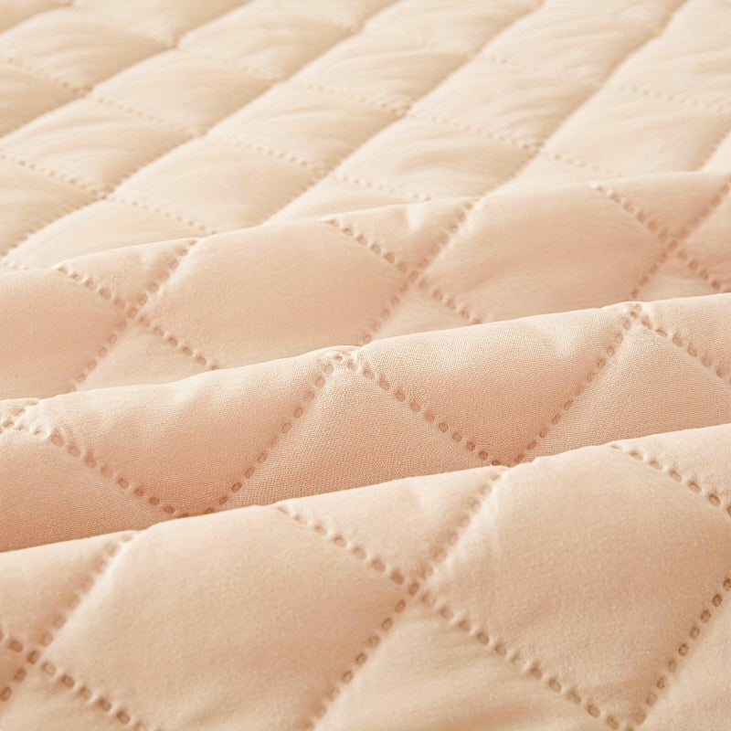 Waterproof Mattress Protector Fitted Sheet Stainproof Moistureproof Bed Cover for Dorms Hotels