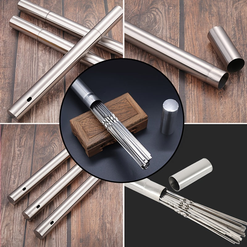 Stainless Steel Barbecue Skewers Set for Grilling and Outdoor Picnics 50/30 Pieces
