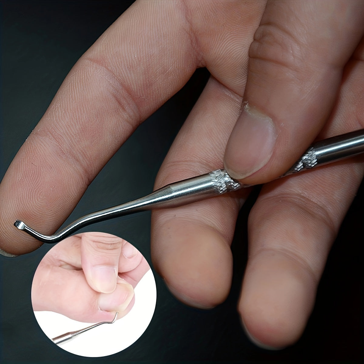 Professional Ingrown Toe Nail Corrector Tool Dual Sided Pedicure Foot Care
