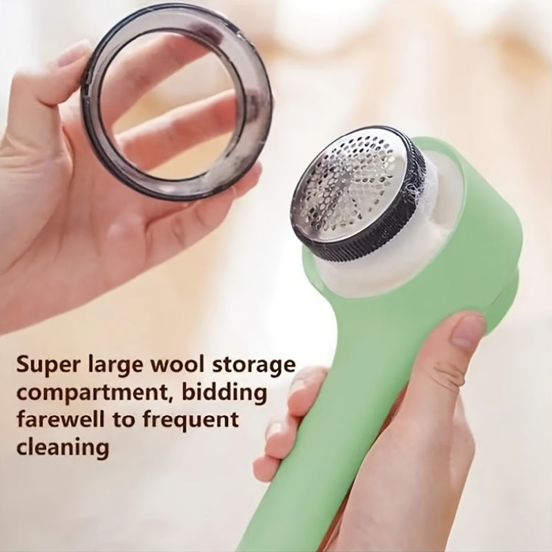 Electric Fabric Shaver for Removing Lint and Hair Rechargeable USB with 3 Modes and 6 Blades