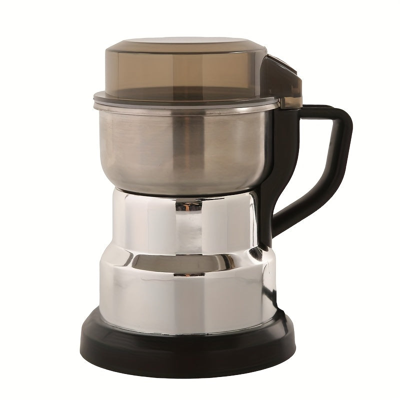 220В нержавеющая сталь мини-электрическая мельница для зерна с 4 лезвиями для сухого помола