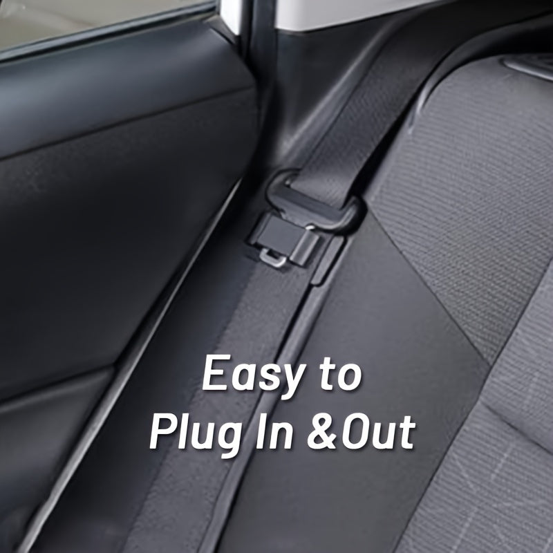 Pet Car Seat Belt Stabilizer Clip Carbon Fiber Style Noise Reduction Secure Buckle