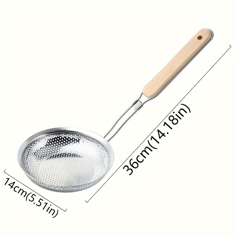 Stainless Steel Hand Mixer and Skimmer Spoon Set Kitchen Utensils for Baking and Cooking