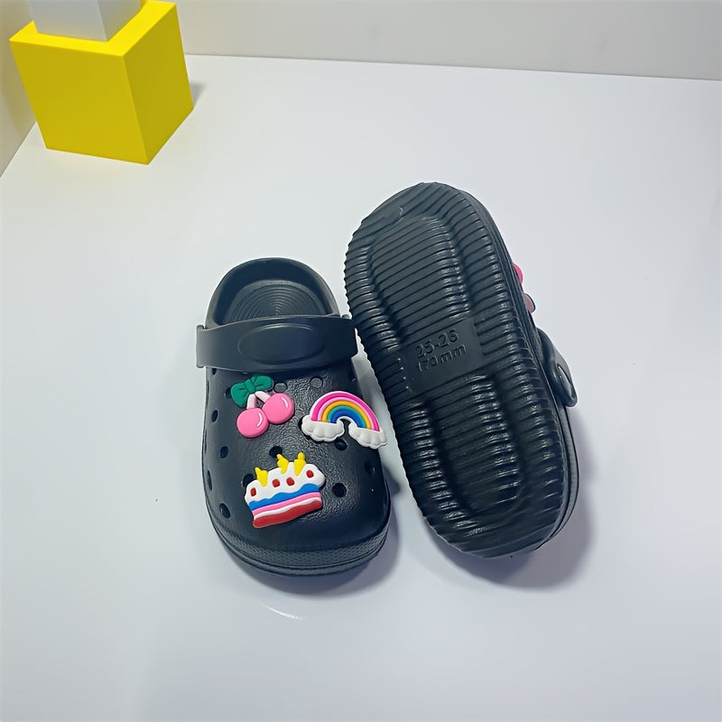 Girls Cartoon Slippers Non-Slip Lightweight EVA Indoor All-Season