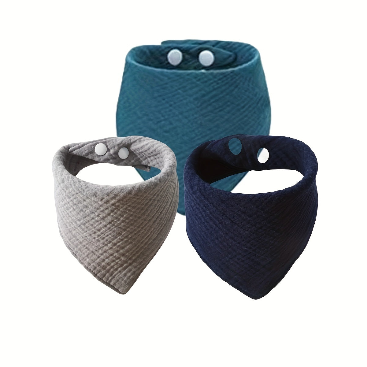 Baby Muslin Bibs and Burp Towels Set with Gauze Layers for Newborns