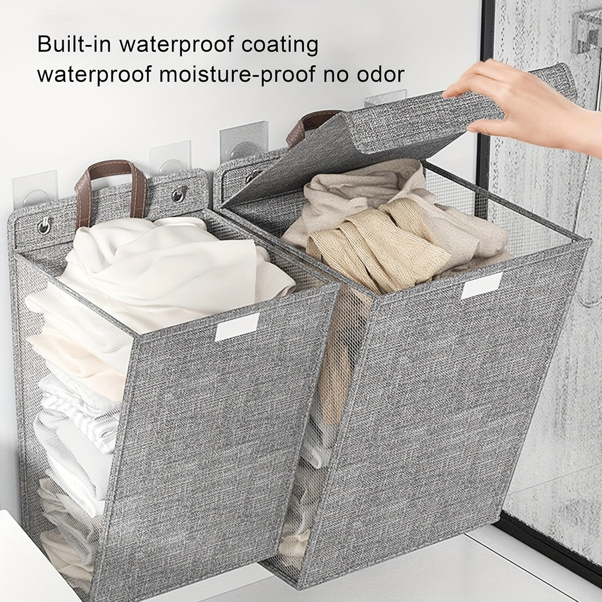 Wall-Mounted Laundry Basket for Home Storage 1 Piece