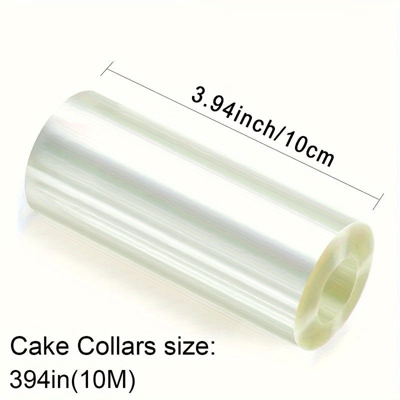 Transparent Mousse Cake Collar Acetate Roll for Decorating Chocolate Cakes