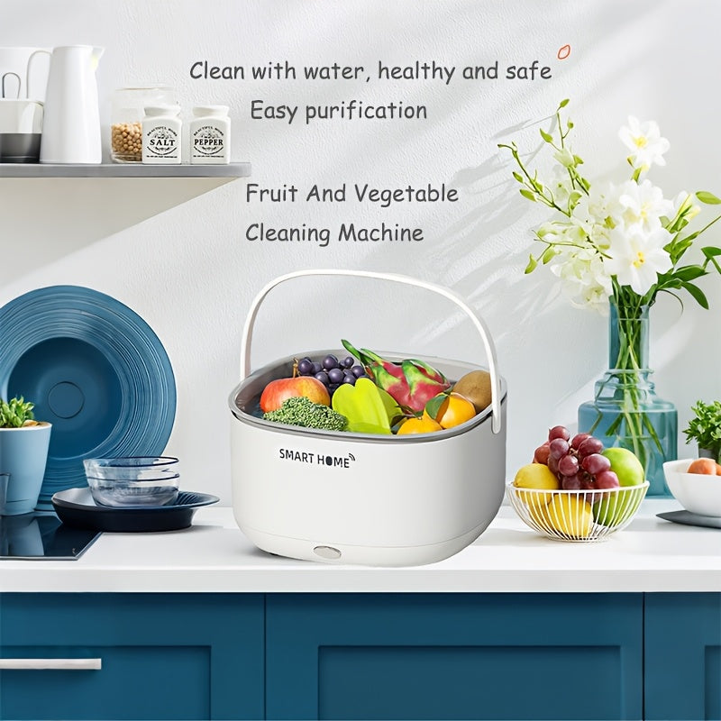 Meva, sabzavot, dengiz mahsulotlari uchun batareyali tozalash mashinasi ABS bardoshli oshxona foydalanish uchun