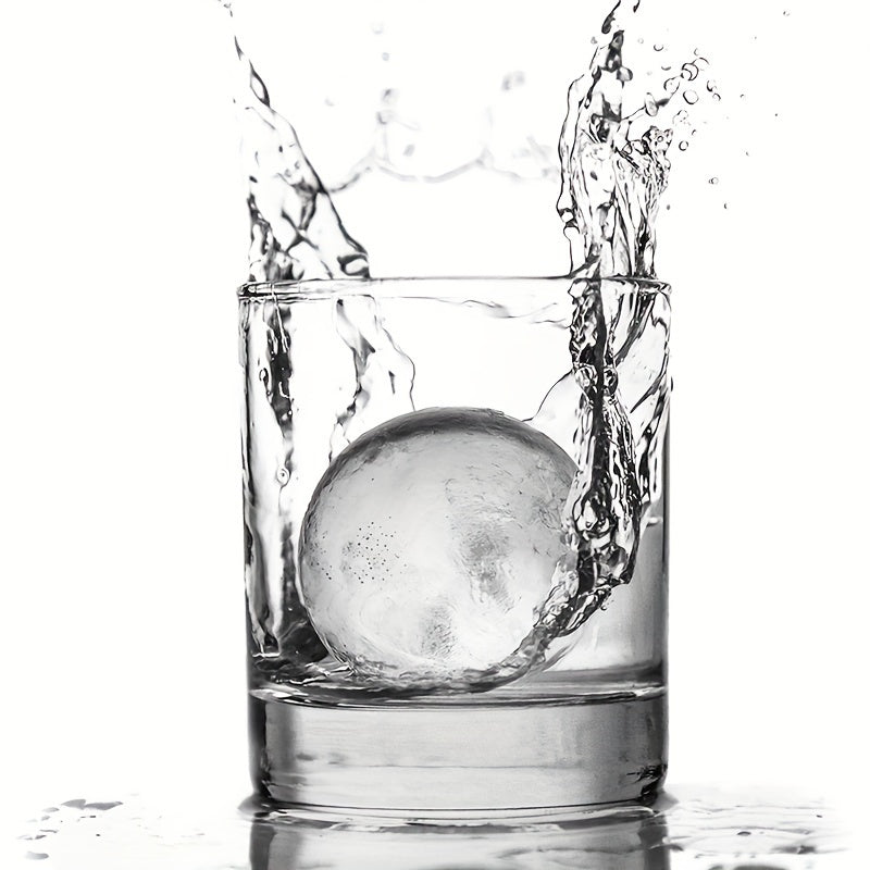 Формы для ледяных шаров из силикона, изготовитель для льда, 6,35 см, прозрачный, комплект из 2