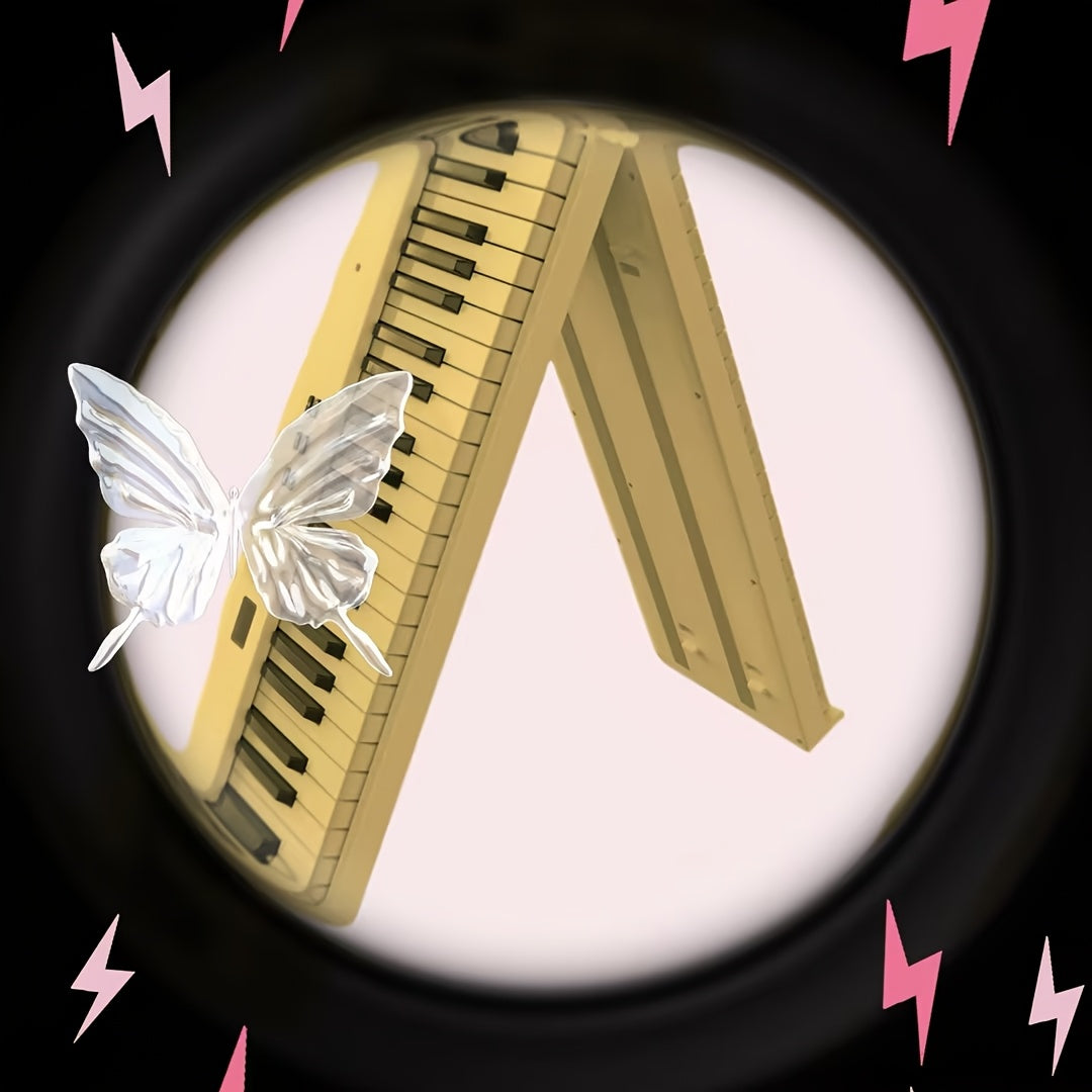 Ko‘p rangli qayta zaryadlanuvchi batareya va sumkaga ega 88 kalitli portativ yig‘iladigan raqamli pianino