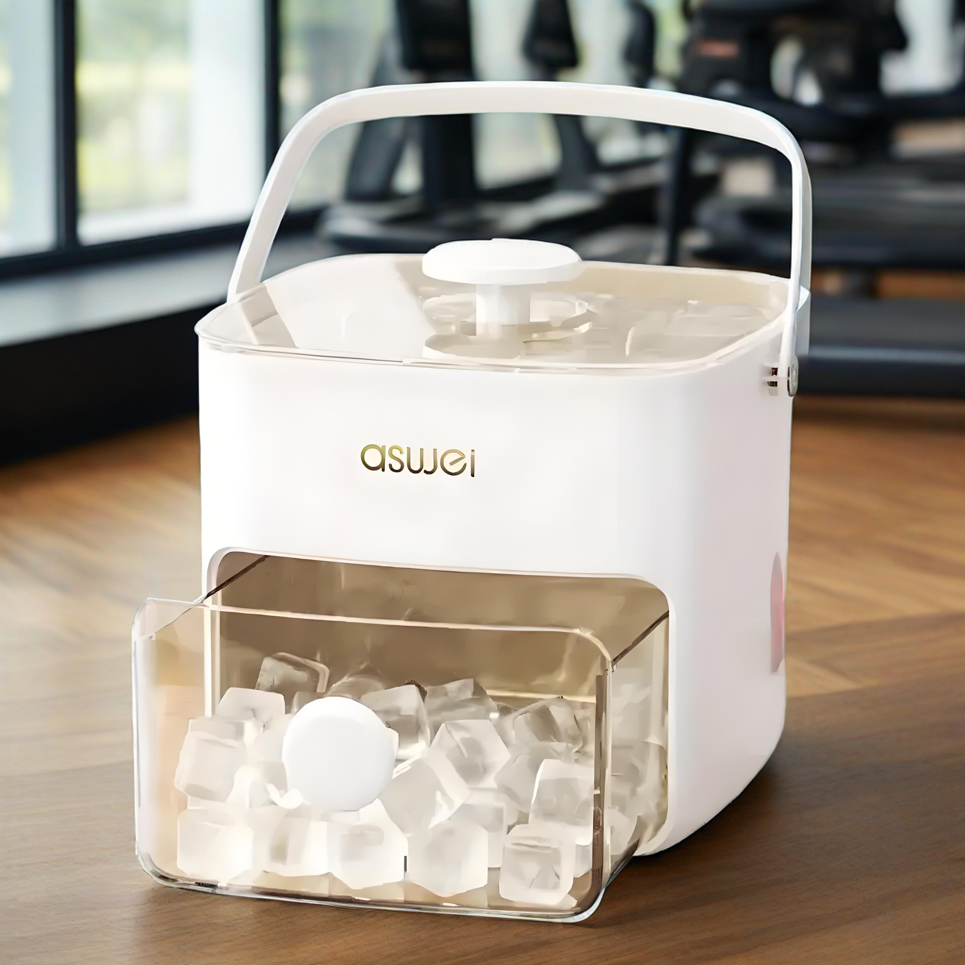 Portable Handheld Ice Maker Large Capacity No Battery 24-Hour Production Outdoor Cooling