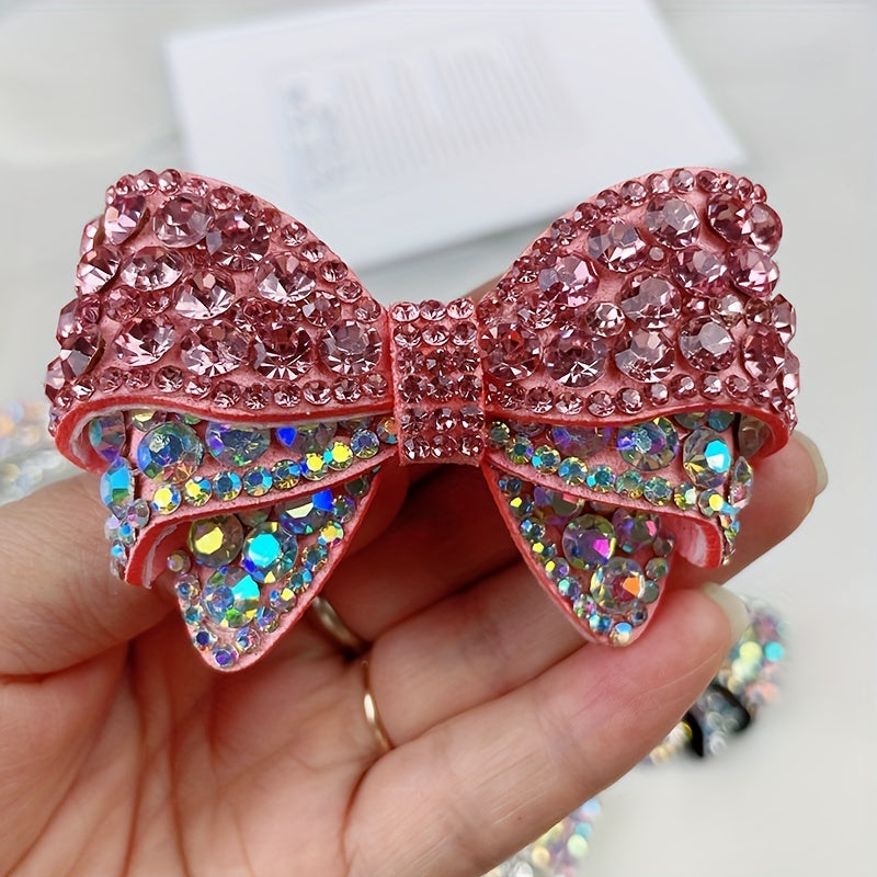 Women's Rhinestone Butterfly Bow Shoe Accessory Handmade Glass Crystal Decoration