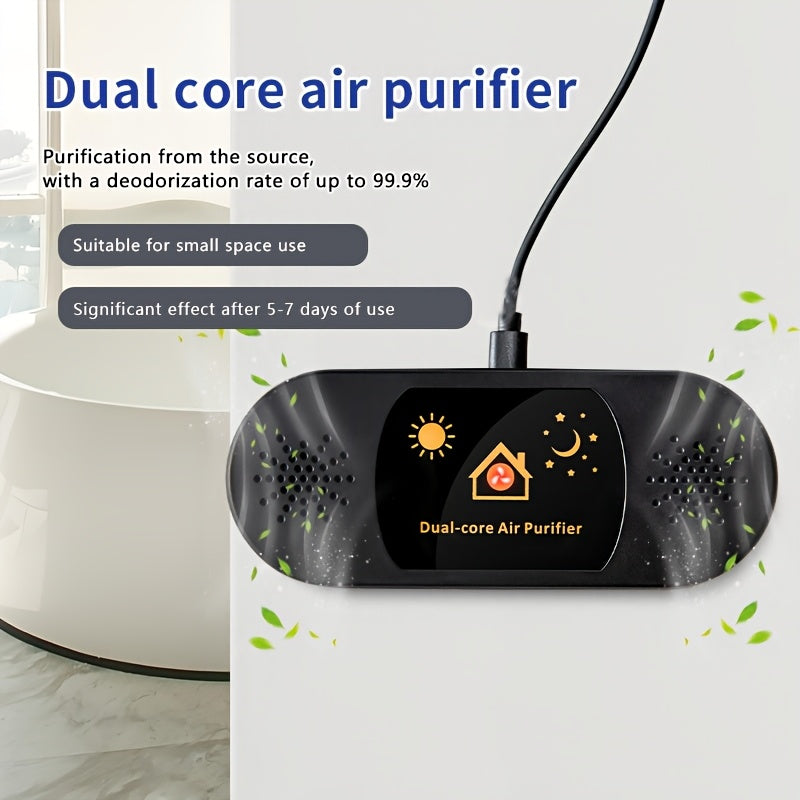 Universal Dual-Core USB Toilet Air Purifier Odor Elimination Quiet