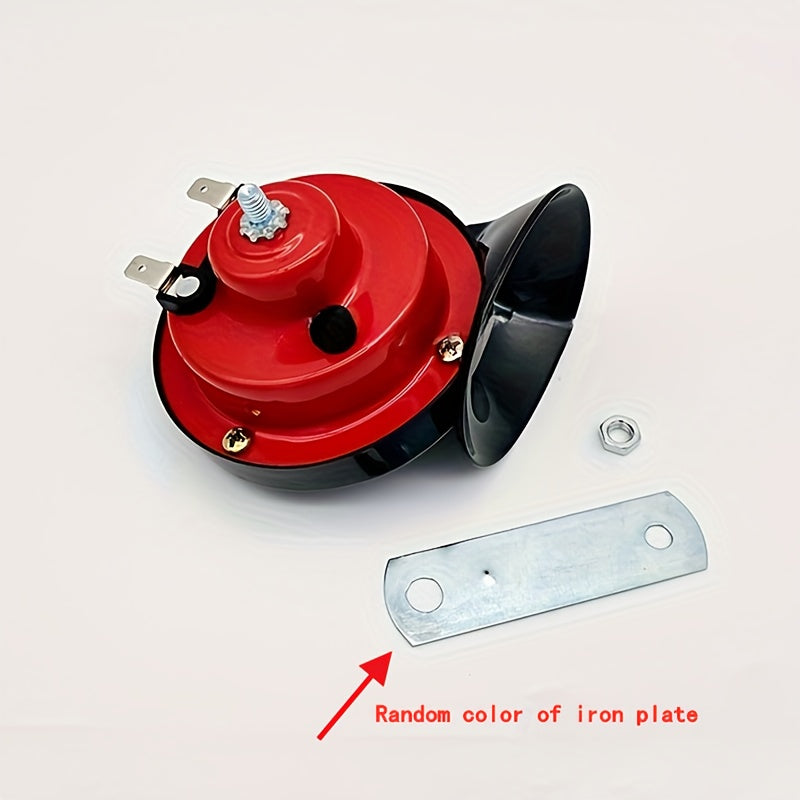 2PCS Super Loud 12V Electric Train Horns for Cars Trucks Boats Red