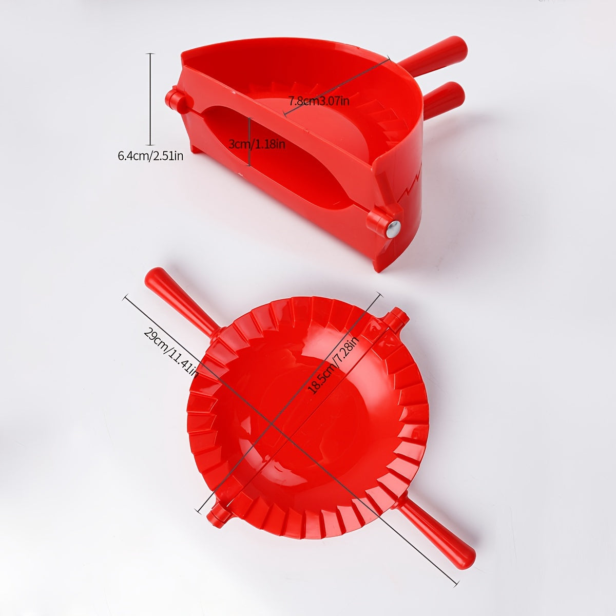 Dumpling Press Maker Kitchen Tool for Wontons Empanadas Food-Safe Plastic