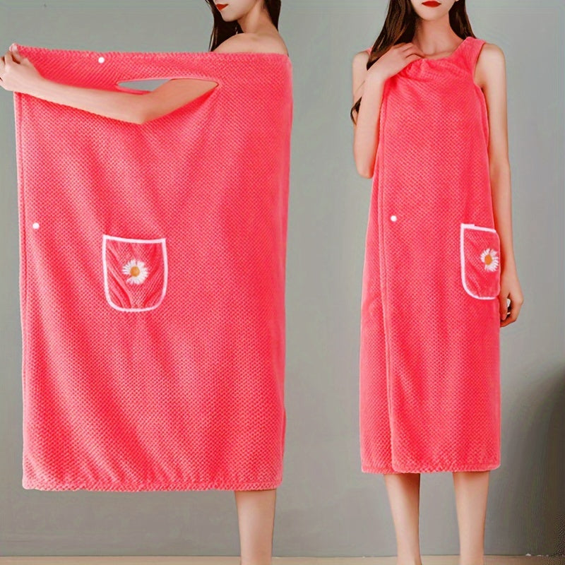 Large Adult Bath Towel Soft Absorbent Water-Absorbing Hairless Skirt