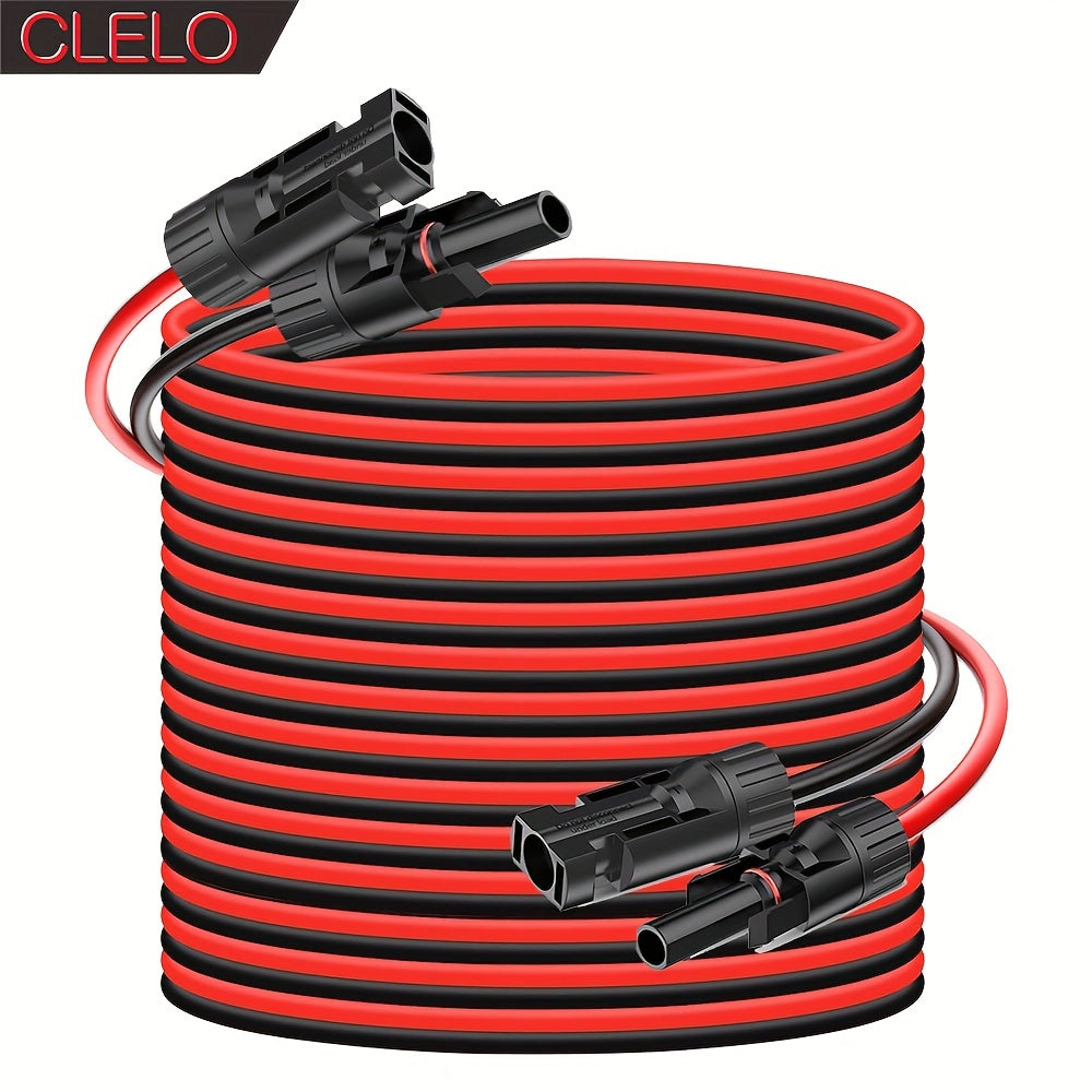 Cable de extensión para panel solar 14AWG 9.14M/12.19M para uso en autocaravanas y exterior