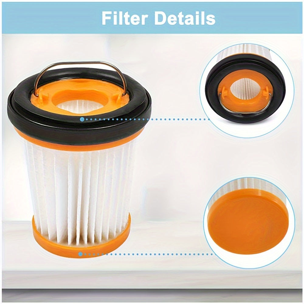 Set of 4 Replacement Filters for Wandvac Vacuum Cleaners Compatible with WV200 WV201 WV205 WV220 WV221 WV250 WV251 UV200CCO