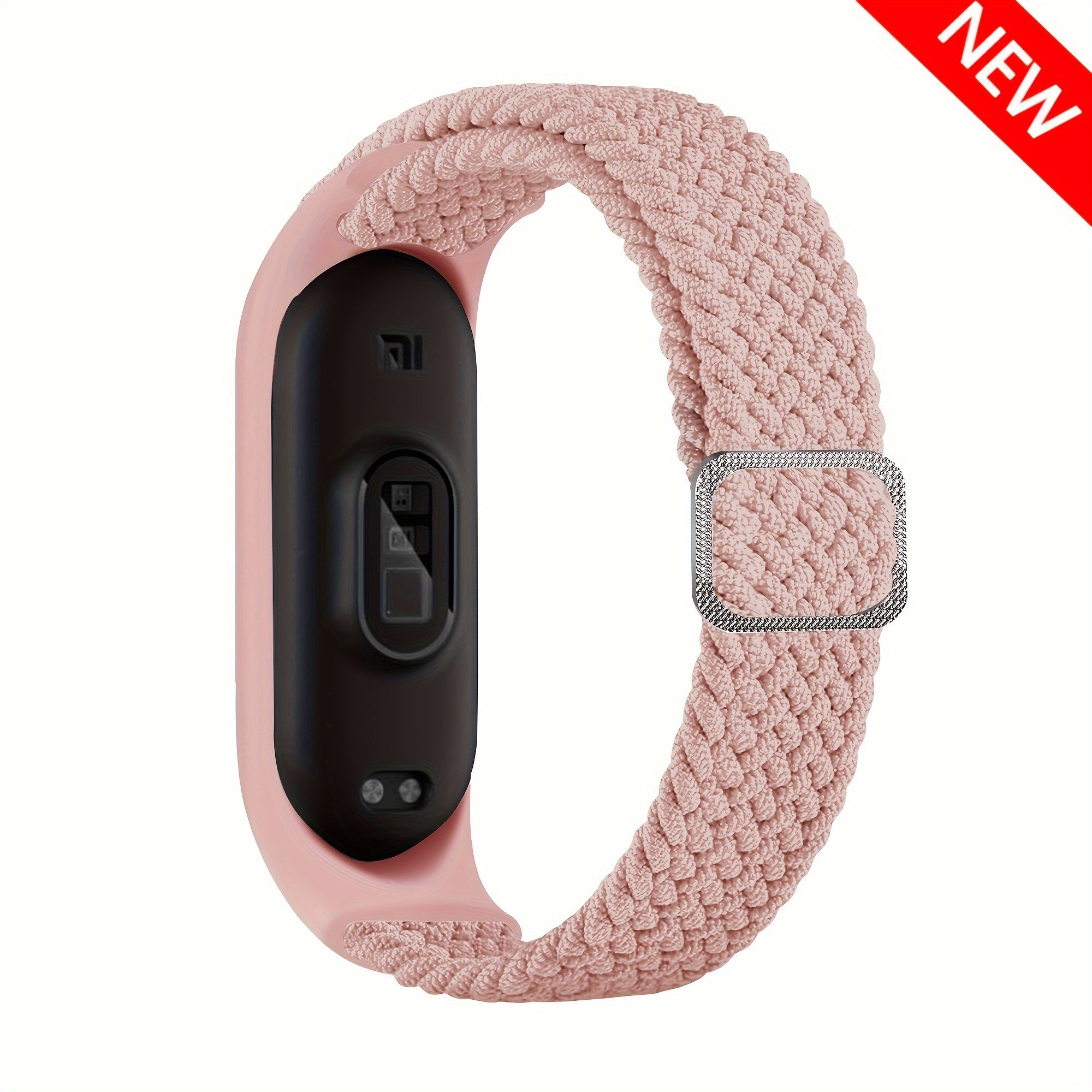 Nylon Braided Watch Strap with Adjustable Buckle for Xiaomi Mi Band 3 4 5 6 7 8 9