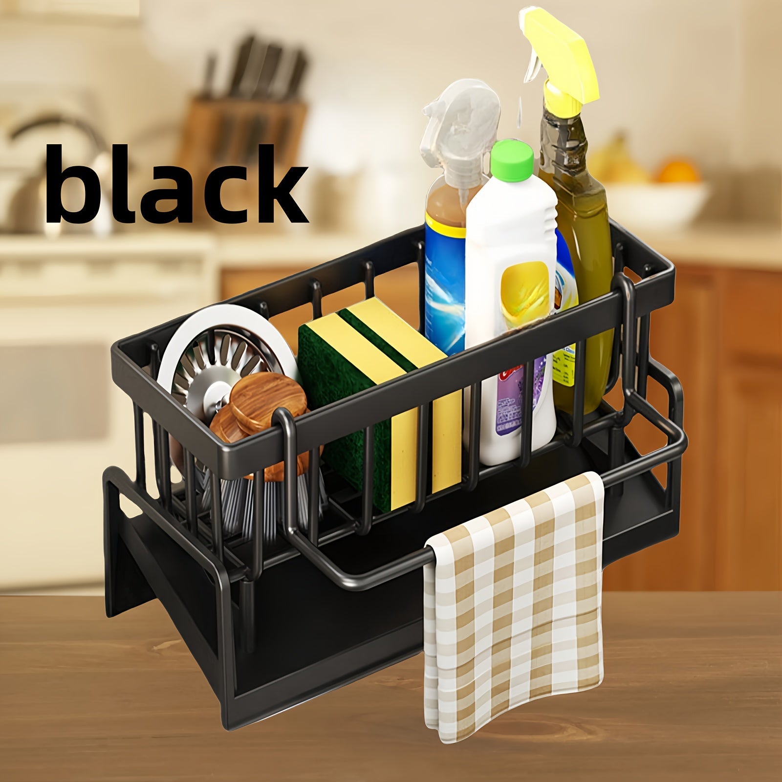Multifunctional Kitchen Storage Rack Draining Space-Saving Large Capacity