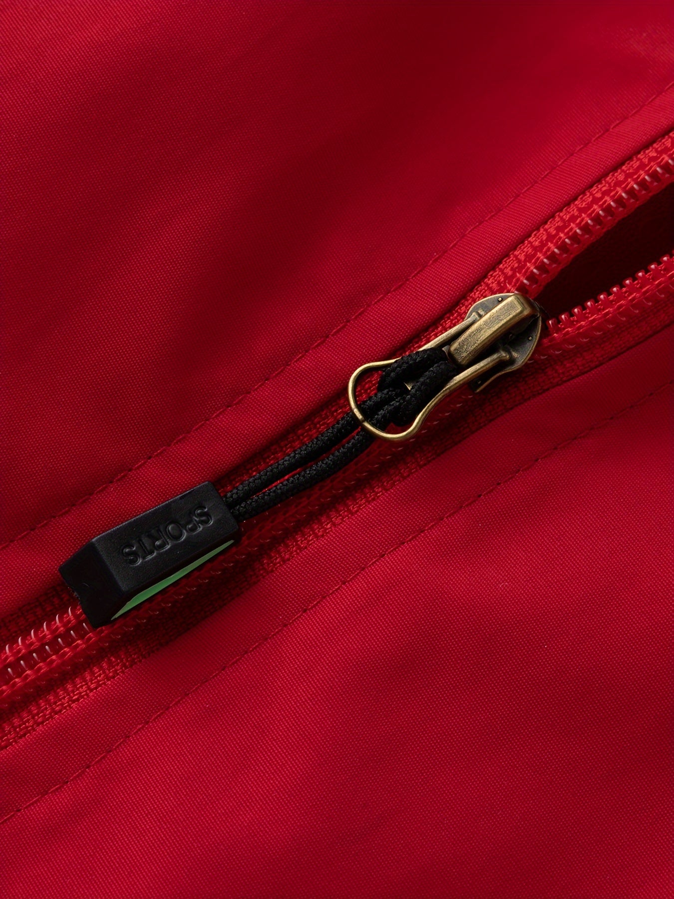 Men's Black Woven Polyester Sleeveless Vest with High Collar and Multiple Zipper Pockets for Outdoor Activities